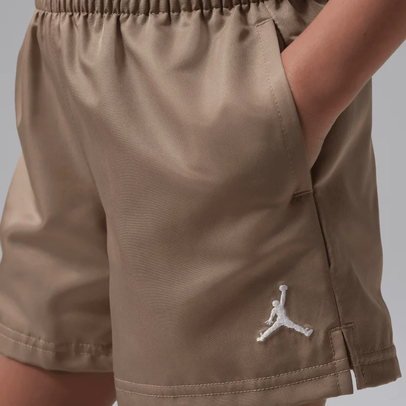 Jordan Beige Kids' Jumpman Woven Set  | Best Price UAE